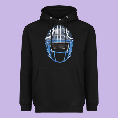 Football Helmet Fa Element 1 Heavyweight Hoodie Designed By Fadigitalartstudio