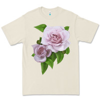 Bone Silver Lining Rose Premium Tee - LillyAllenDesigns