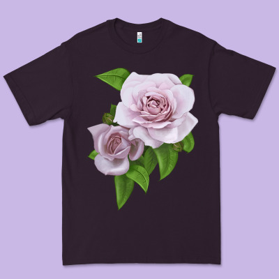 Silver Lining Rose Premium Tee Designed By Lillyallendesigns