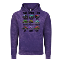 Cloud Purple god says i am Vintage Hoodie - MaliasSmallBusiness