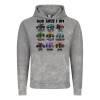Cloud Rock god says i am Vintage Hoodie - MaliasSmallBusiness
