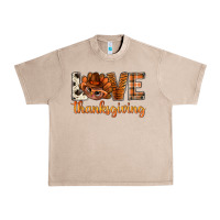French Oak love thanksgiving with turkey bbs Urban Heavy Tee - BundleAndBundleShop