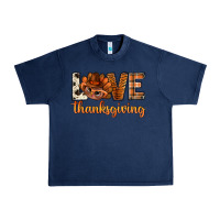 Navy love thanksgiving with turkey bbs Urban Heavy Tee - BundleAndBundleShop