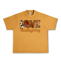 Peanut Butter love thanksgiving with turkey bbs Urban Heavy Tee - BundleAndBundleShop
