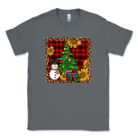 Charcoal Heather snowman trees coaster Classic Tee - JahusDesignShop