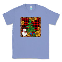 Colony Blue snowman trees coaster Classic Tee - JahusDesignShop
