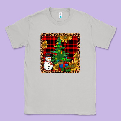Snowman Trees Coaster Classic Tee Designed By Jahusdesignshop