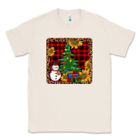 Natural snowman trees coaster Classic Tee - JahusDesignShop