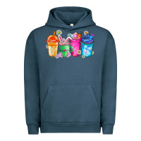 Pigment Midnight Navy Easter Coffee Urban Hoodie - CowhideDigitalArt