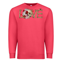 Cardinal Skull love Valentine's Day Premium Sweatshirt - FaDigitalArtStudio