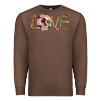 Chestnut Skull love Valentine's Day Premium Sweatshirt - FaDigitalArtStudio