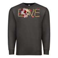 Smoke Skull love Valentine's Day Premium Sweatshirt - FaDigitalArtStudio