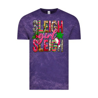 Cloud Purple Sleigh girl sleigh Vintage Tee - NancyCooperArtShop