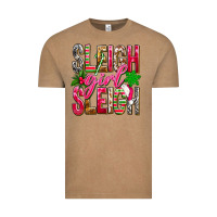 Vintage Coffee Sleigh girl sleigh Vintage Tee - NancyCooperArtShop
