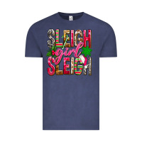 Vintage Denim Sleigh girl sleigh Vintage Tee - NancyCooperArtShop