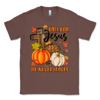 Chestnut fall for jesus he never leaves Classic Tee - MaliasSmallBusiness