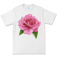 White Perfume Delight Rose Premium Tee - LillyAllenDesigns