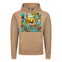 Vintage Coffee bus driver Vintage Hoodie - NancyCooperArtShop