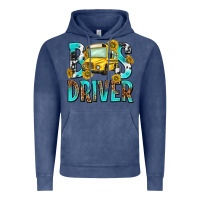 Vintage Denim bus driver Vintage Hoodie - NancyCooperArtShop