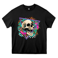Black race skull Heavy Core Tee - AdoDesignShop