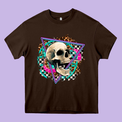 Race Skull Heavy Core Tee Designed By Adodesignshop