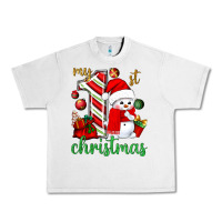 Lunar Rock my 1 st christmas with cute snowman bbs Urban Heavy Tee - BundleAndBundleShop