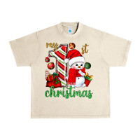 Sandshell my 1 st christmas with cute snowman bbs Urban Heavy Tee - BundleAndBundleShop