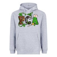 Heather Grey St. Patrick's Day PCA Heavyweight Hoodie - OliviaCreatesArt