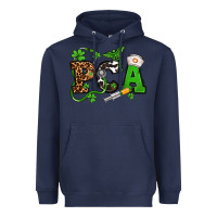 Navy St. Patrick's Day PCA Heavyweight Hoodie - OliviaCreatesArt