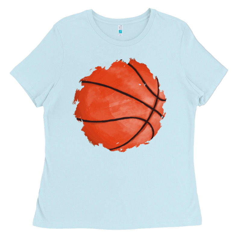 Basketball Patch Ladies Tee by AdoDesignShop | Teevron