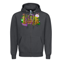 Smoke mardi gras love nurse Zipper Hoodie - CowGirlArtShop