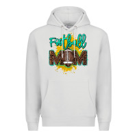 Dove Grey Football Mom mother's day Premium Hoodie - HowdyJamesFarm