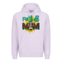 Lilac Football Mom mother's day Premium Hoodie - HowdyJamesFarm