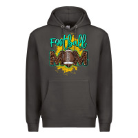 Smoke Football Mom mother's day Premium Hoodie - HowdyJamesFarm