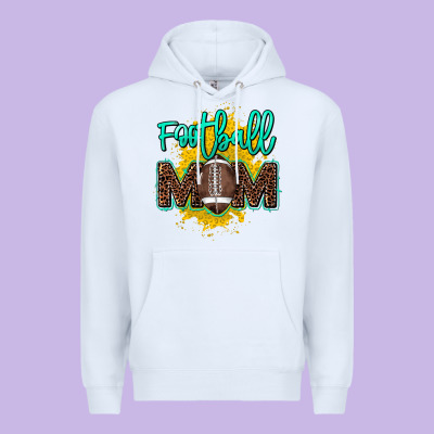Football Mom Mother's Day Premium Hoodie Designed By Howdyjamesfarm