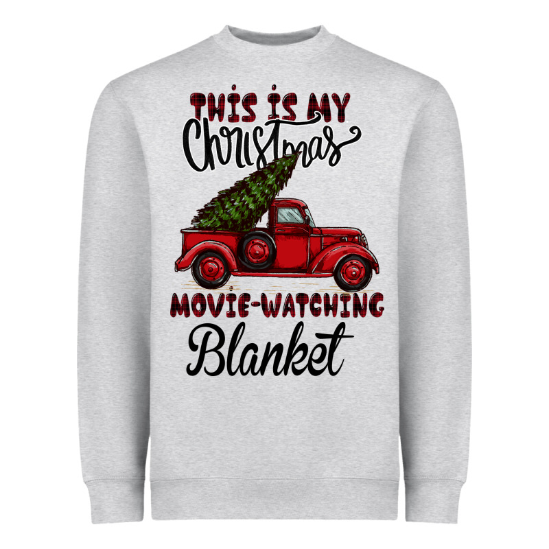 This Is My Christmas Movie Watching Blanket Heavyweight Sweatshirt by Bettercallsaul | Teevron
