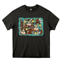 Asphalt tribe tent western background Heavy Core Tee - AdoDesignShop