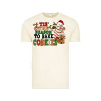 Vintage Arctic Tis' the season to bake cookies Vintage Tee - NancyCooperArtShop