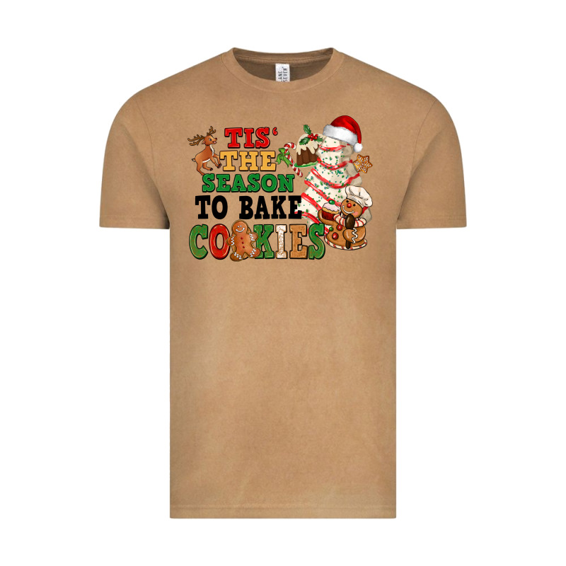 Tis' The Season To Bake Cookies Vintage Tee by NancyCooperArtShop | Teevron
