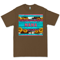 Cacao cowhide leopard sunflowers mama Premium Tee - BarkalooDesign