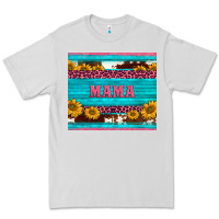 Dove Grey cowhide leopard sunflowers mama Premium Tee - BarkalooDesign