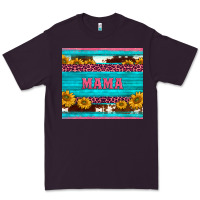 Plum cowhide leopard sunflowers mama Premium Tee - BarkalooDesign