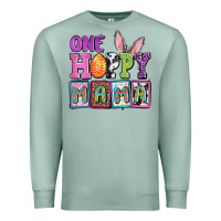 Seafoam Easter Day One hoppy mama Premium Sweatshirt - OliviaCreatesArt