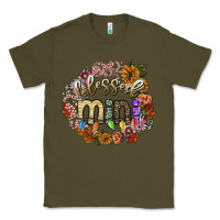 Army Green blessed mini Classic Tee - SublimationCraftShop