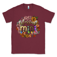 Burgundy blessed mini Classic Tee - SublimationCraftShop