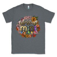 Charcoal Heather blessed mini Classic Tee - SublimationCraftShop