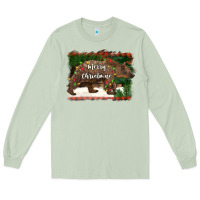 Matcha merry christmas bear Long Sleeve Tee - BarkalooDesign