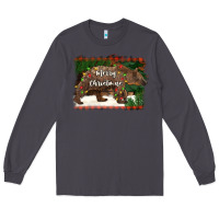Smoke merry christmas bear Long Sleeve Tee - BarkalooDesign