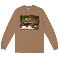 Toasted Coconut merry christmas bear Long Sleeve Tee - BarkalooDesign