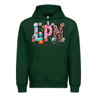 Forest Green Easter Lpn Urban Hoodie - CowhideDigitalArt